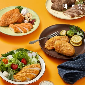 바르닭 크런치 닭가슴살 4종혼합 18팩