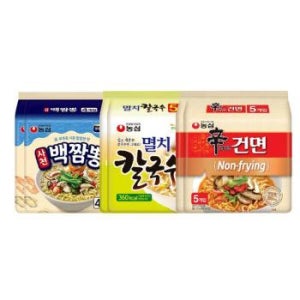 신건면 10입 +멸치칼국수 10입 + 백짬뽕 8입 총28개 (S41115650)