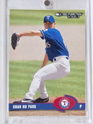 2003 DONRUSS 돈러스 박찬호 텍사스 레인저스 MLB 야구 카드