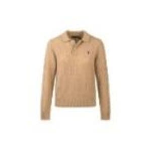 랄프로렌 [G95]폴로  211972132002CAMELMELANGE 여성 니트 풀오버 스웨터 가디건 Knitwear 211972132002CAMELMELANGE