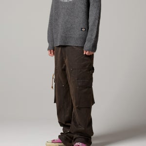 [디키즈] 캔버스 더블니 카고 팬츠 Dark Brown DK0A881Z0DB
