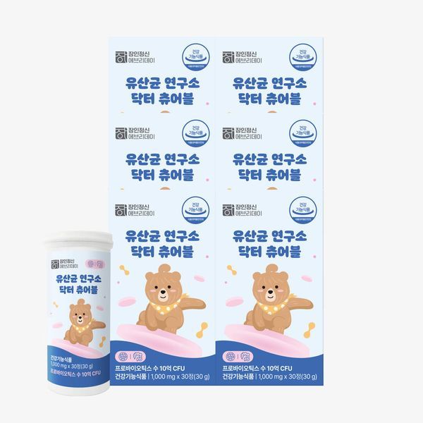 장인정신에브리데이 보리보리/장인정신에브리데이 어린이 유산균 츄어블 프리미엄 7종