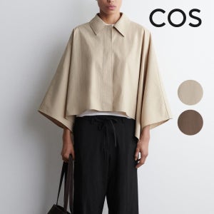 코스 자켓 케이프 숏 트렌치 코트 2컬러