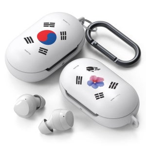 플래나 태극기 시리즈 갤럭시 버즈/버즈 플러스 키링 케이스