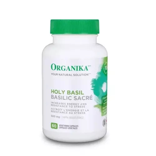 <b>오가니카</b> 홀리 바질 500mg 60vcaps 식물성캡슐 <b>스트레스</b>조절