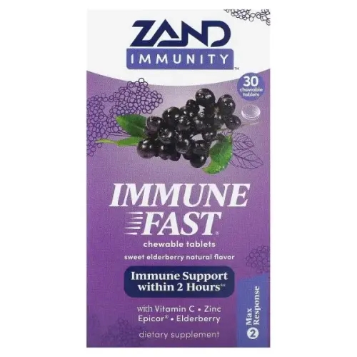 Zand, Immunity, <b>면역</b> 증진, 스위트 엘더베리, 츄어블 30정 Zand (<b>잰드</b>)