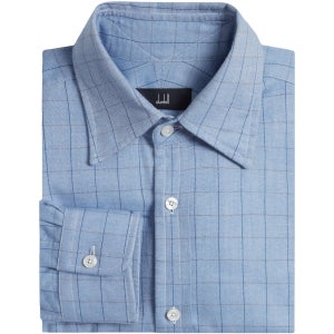 던힐 코튼 캐시미어 타타살 체크 셔츠 드레스 Cotton Cashmere Tattersall Check Dress Shirt 000000000007887187 144870845