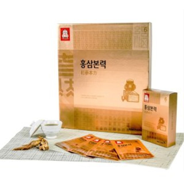 <b>정관장 홍삼본력 40ml</b> 30포 농축액 생강 구기자 대추 선물 세트 명절  1.2L  1개
