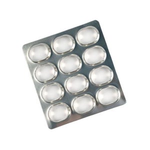 홈베이킹 미니 다쿠아즈틀 다쿠아즈팬 12구 베이킹팬 베이킹몰드 타원형모양틀 디저트만들기