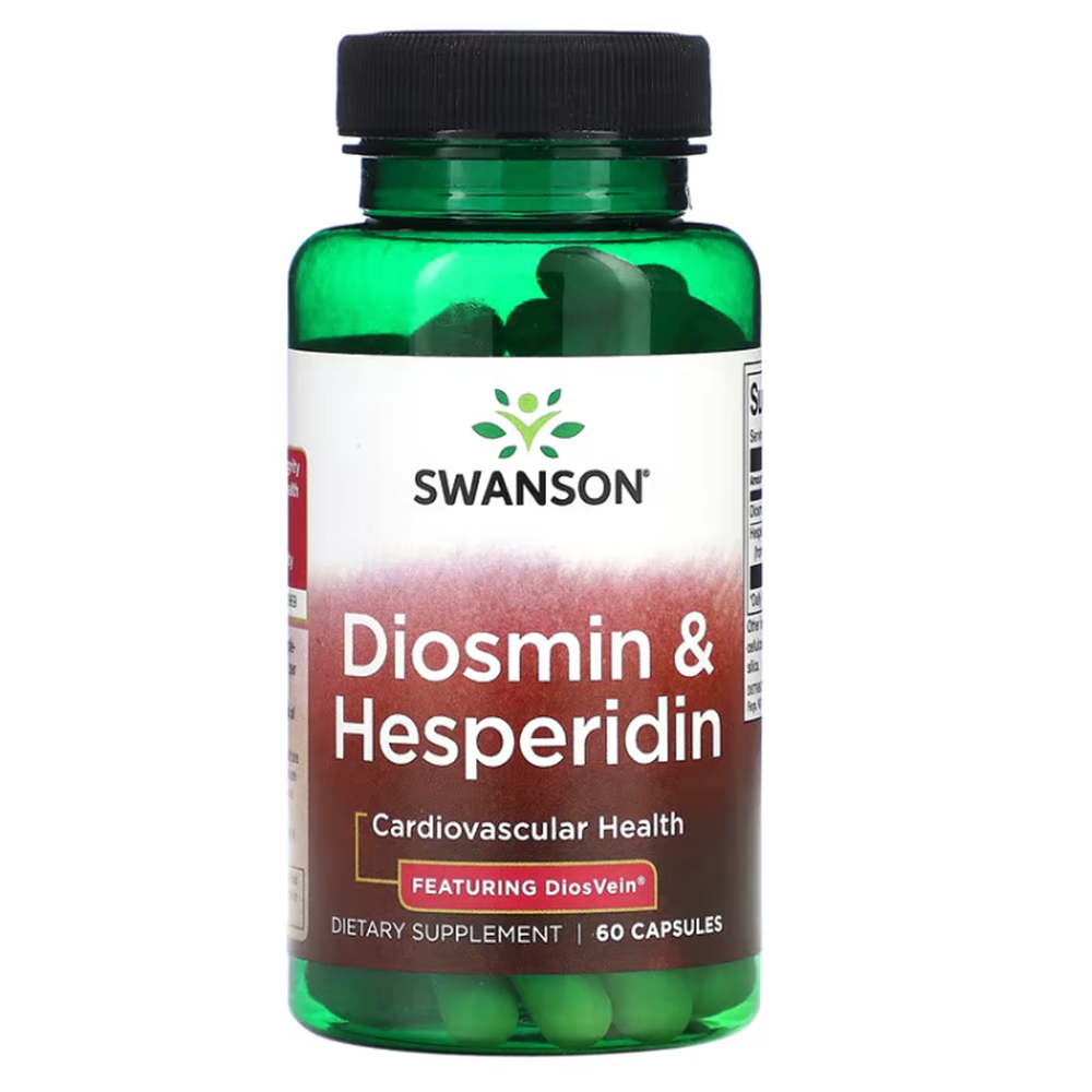 스완슨 디오스베인 <b>디오스민</b> 헤스페리딘 캡슐  1개  60정