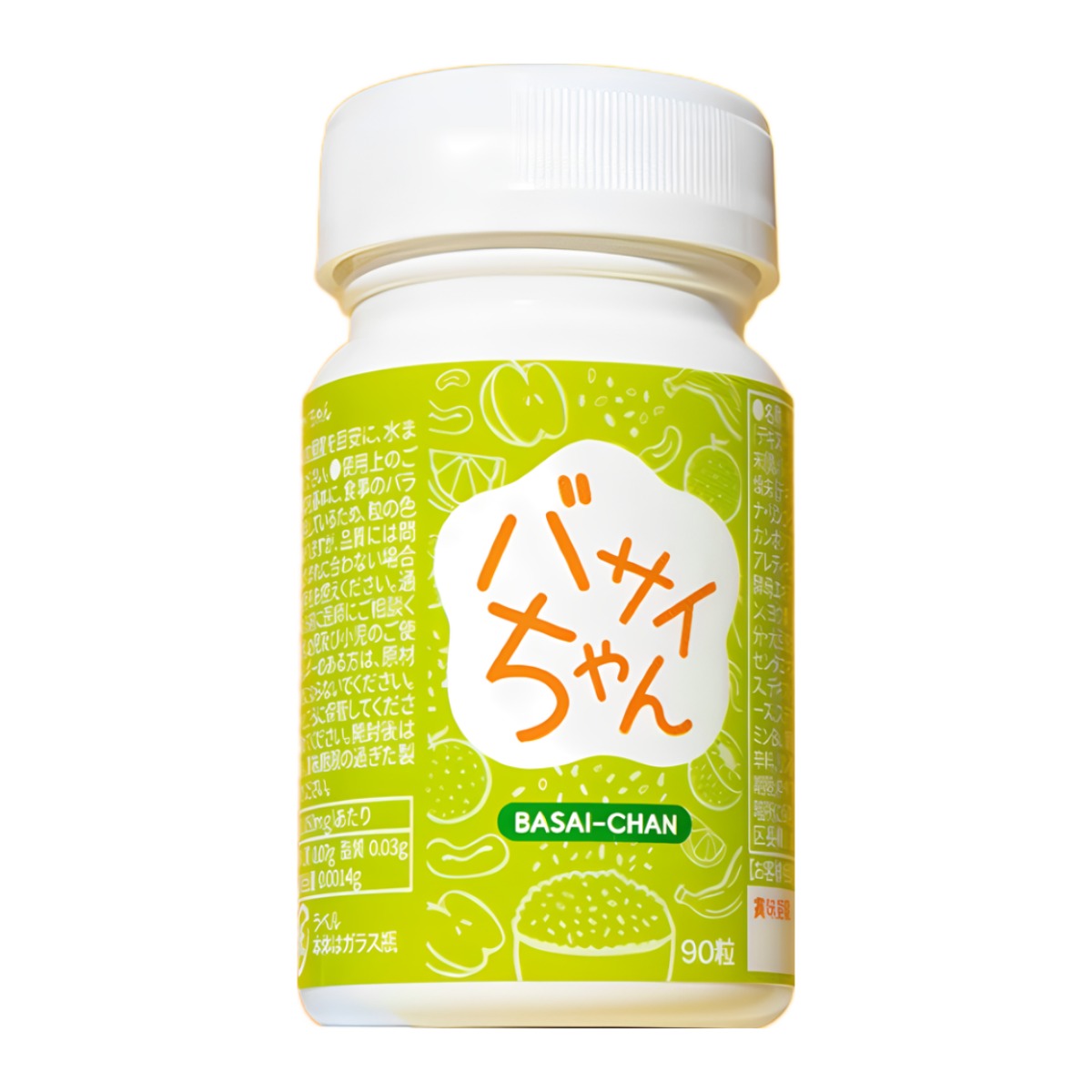 일본산 천연효모 <b>곡물 자연 발효 효소</b> 바사이짱 90정  1개