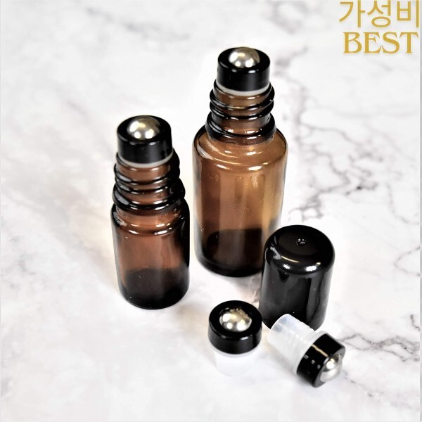 5ml 에센셜 오일 병용 상단이 있는 12Pcs 재사용 가능한 누출 <b>방지</b> 금속 롤러 볼 인서트는 doTERRA Young L
