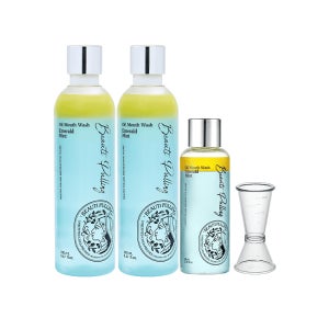 동국제약 뷰티풀링 오일가글 280ml 2개 + 80ml 1개 + 전용컵 / 오일마우스워시 구취제거에 도움