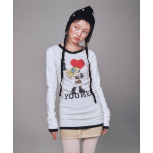 YOUHEE [패션페스타 20%쿠폰]I LOVE JERSEY DRESS WHITE 279633Moony