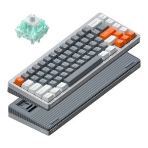 누피 Nuphy Halo65 He 자석축 기계식키보드 래피드 트리거 게이밍 스페이스 그레이, 자석축(제이드 프로)