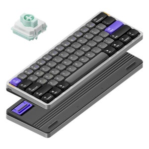 누피 Nuphy Air60 He 자석축 기계식키보드 래피드 트리거 게이밍 스페이스 실버, 자석축(제이드 프로)