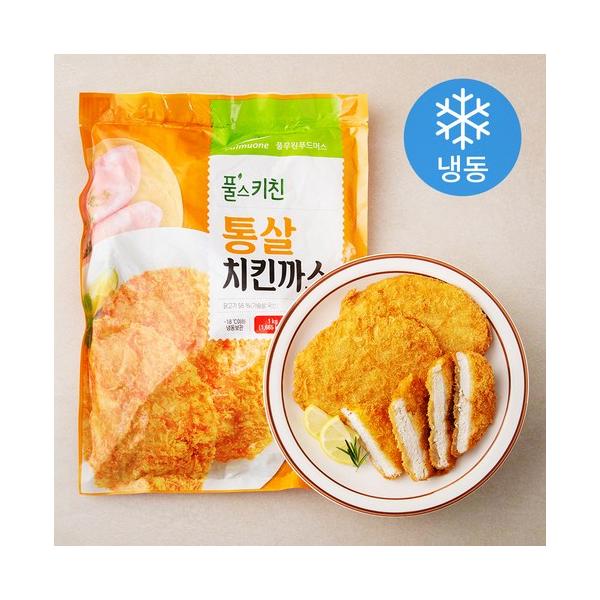 <b>풀무원</b> <b>풀무원</b> 풀스키친 통살치킨<b>까스</b> (냉동) 1kg 1개 one option