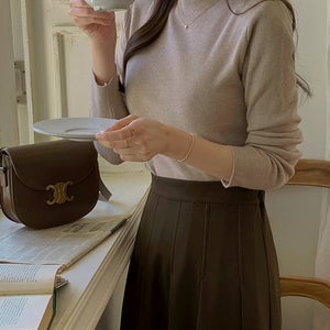 [무배][5만장 돌파]모크넥 소프트 반목 폴라 겨울 니트/답답하지않고 꼭 필요한 이너폴라