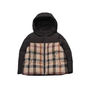 [닥스리틀]25FW 하우스체크 MIX 숏다운 블랙 DVW25JN11M_BK F66YXX00090