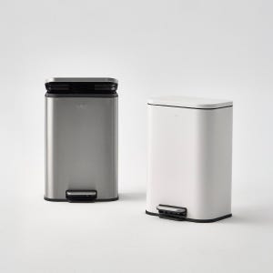 디럭스 사각스텐페달 휴지통 20L