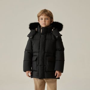 [닥스리틀] [보리보리] 25FW 중힙 퍼 다운점퍼 챠콜 그레이 DVW25JN15M_CG F66YXX00086