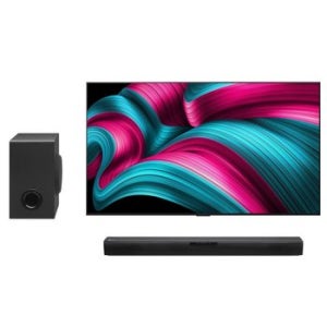 LG OLED TV OLED65C5FNA 벽걸이형 163cm + SQC1 사운드바 포함