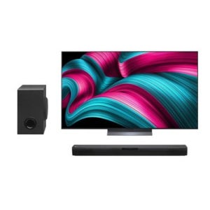 LG OLED TV OLED65C5FNA 스탠드형 163cm + SQC1 사운드바 포함
