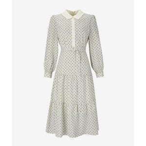 숲 패턴 프린트 벨티드 롱 원피스 (SZ3OP82)