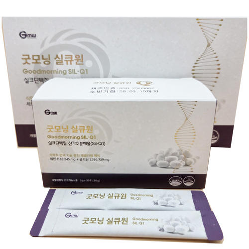 굿모닝 실큐원 <b>실크단백질 산가수분해물</b> 90포(30포 X 3box)