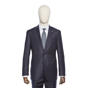 [롯데백화점] 빨질레리 F/W 이태리 제냐 수입원단 울 캐시미어 마이크로 패턴 네이비 정장 PODMSJ52A LE1220184528