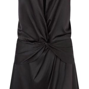 니나리치 25SS 니나리찌 미디 원피스 25PCRO018VI0530U9000 BLACK