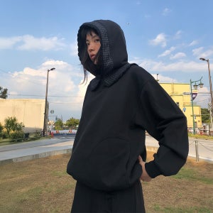 [나이스고스트클럽] FFATS ROUND COLLAR HOODIE_BLACK(NG2FFUM410A)