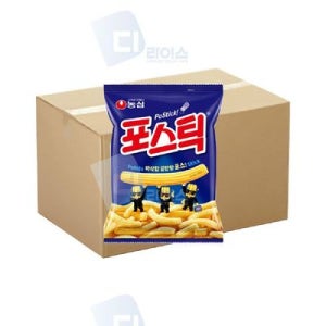 포테토스낵 농심 포스틱 84g 20봉 감자스틱 고소한스낵 봉지과자
