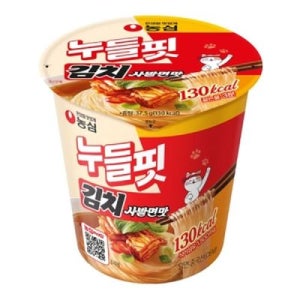 김치컵라면 농심 누들핏 김치사발면맛 37.5gx8컵