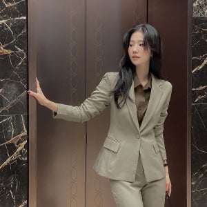 밀리 클래식 원버튼 셋업 자켓