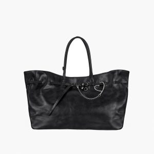 [마지셔우드] GRANDMA USED BAG XL_black pull-up