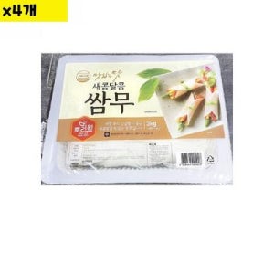 무쌈 식자재 뿌리원 새콤달콤 3Kg x4개