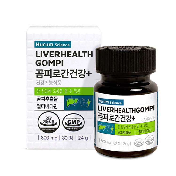 <b>휴럼</b> 곰피로 간건강 플러스 800mg x 30정, 1개