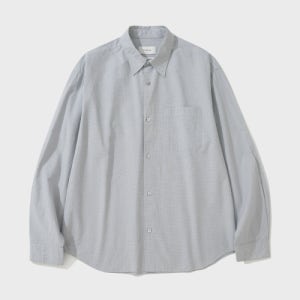 [셔터] EDITOR CHECK SHIRT (GREY) ST03B5SH01GR
