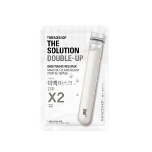[더페이스샵] 더 솔루션 더블업 미백마스크시트