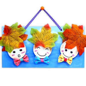 단풍요정 가을벽걸이(4인용) 어린이 유치원 명절 전통만들기 체험 놀이