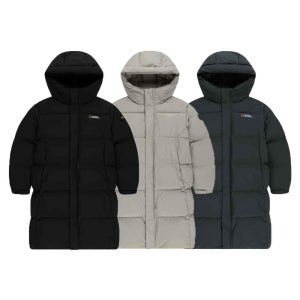 [내셔널지오그래픽키즈]K254UDW990 카이만 롱 구스 다운 점퍼 3종택1