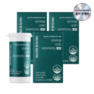 모<b>더바이옴</b> 프랑스산 비오틴 유산균 함유 30캡슐 x 3개 / 3개월분