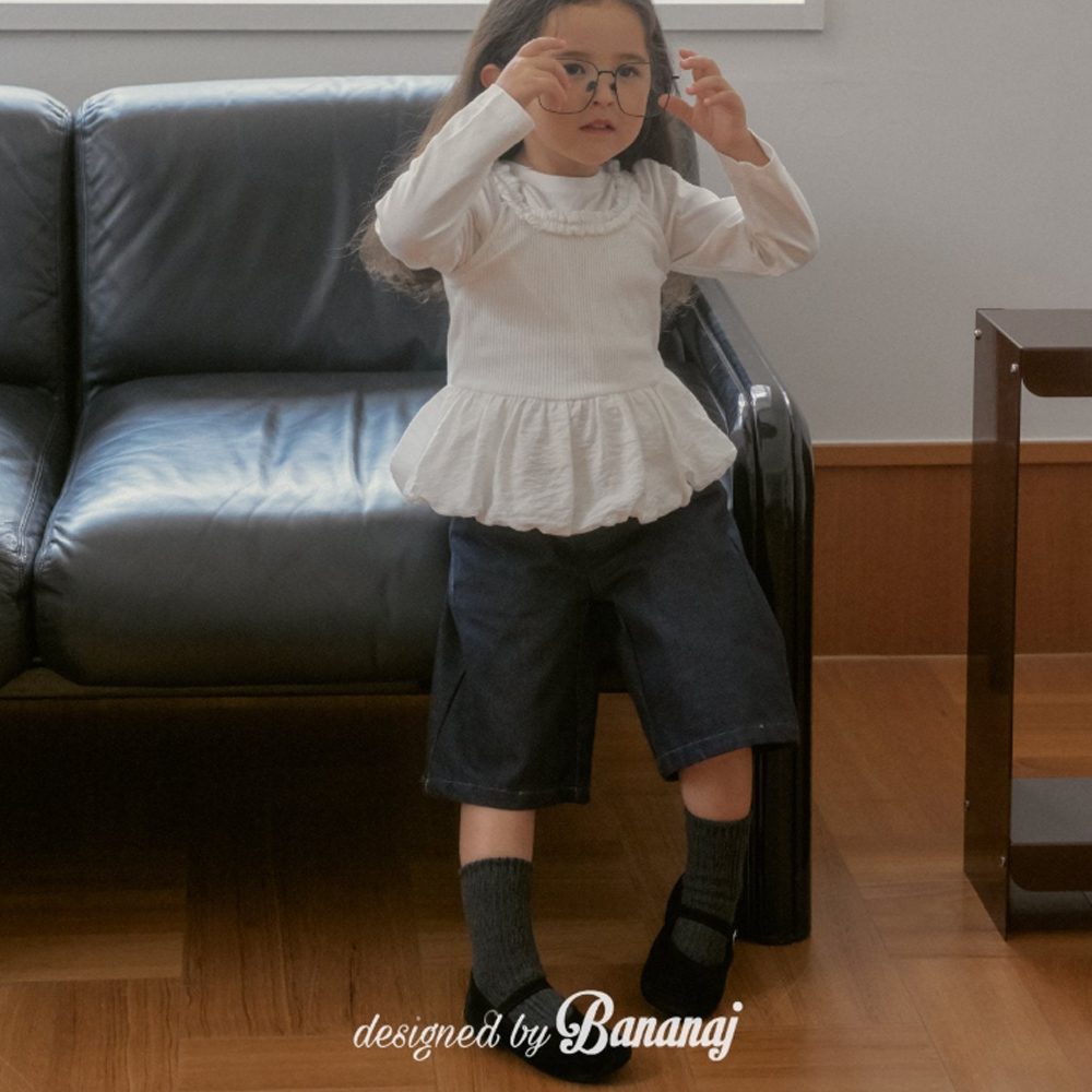 바나나제이 <b>에이컷</b>데님팬츠 진청주니어