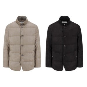 [에디션 센서빌리티] 정상가399000 한정특가 프리미엄 스웨이드 구스다운 패딩자켓점퍼 NEE4KP1604