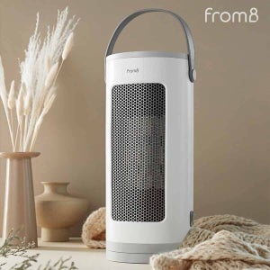 프롬비 [프롬비] 히터팬 전기온풍기 좌우자동회전 PTC 리모컨 전기히터 FC189R