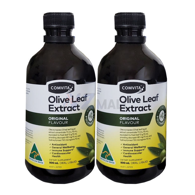 콤비타 <b>올리브 잎</b> 추출액 500ml x 2개  1세트