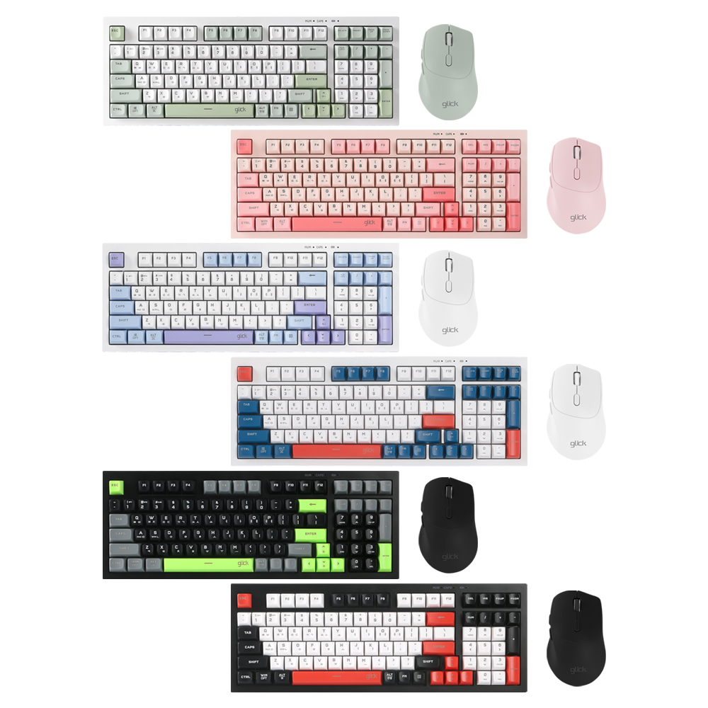 지클릭커 WMK50 사일런스 무소음 키보드 마우스 세트 39,800원