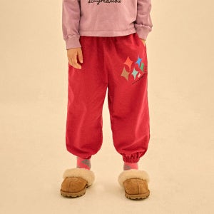 JELLYMALLOW 25가을 [젤리멜로]다이아 알라딘 팬츠_레드