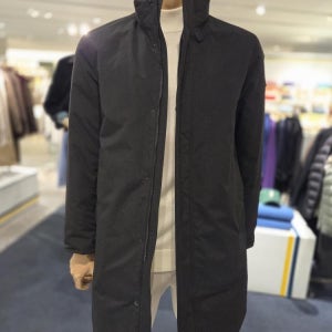 [헤지스 남성] 헤지스 25FW 하이넥 구스다운 코트 HZCO5D460BK